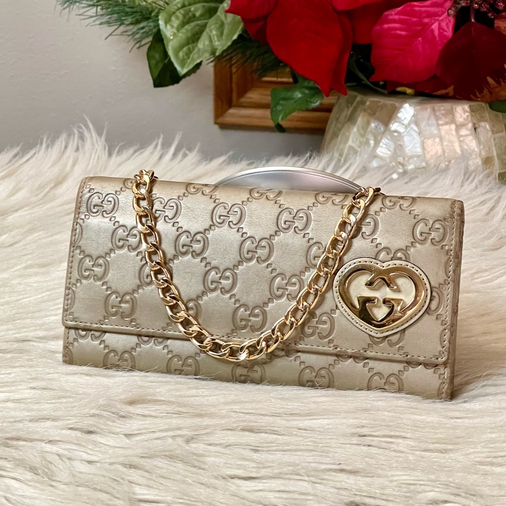 Authentic GUCCI Monogram GG wallet without the off brand chain. - Picture 3 of 16